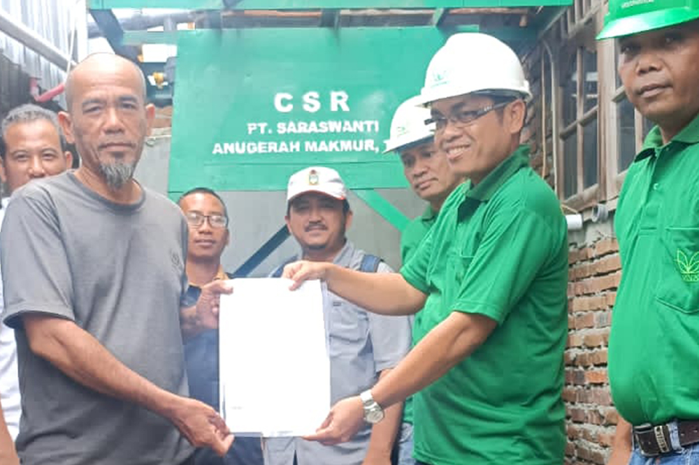 PT Saraswanti Anugerah Makmur Tbk CSR – Medan Production Unit