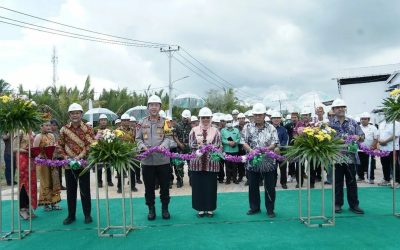 Factory Opening of PT Saraswanti Anugerah Indonesia NPK Fertilizer and PT Anugerah Dolomit Indonesia Dolomite Factory in Mempawah.